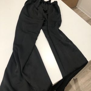 Black flowy high waisted pants